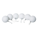 Snowballs 6pcs./blister - Material: with hanger styrofoam...