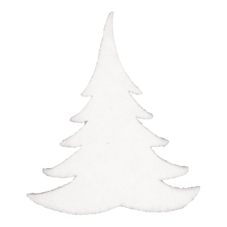 Schneetanne 10er-Pack, aus 2cm Schneewatte, schwer entflammbar Größe:Ø 29cm Farbe:weiß