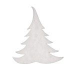 Sapin de neige paquet de 10 en ouate de neige 2cm...