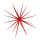 Sputnikstern zum Zusammensetzen, aus Kunststoff, glänzend Abmessung: Ø 38cm Farbe: rot