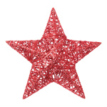 Star 3D  - Material: with glitter metal frame wrapped...