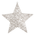 Star  - Material: with glitter metal frame wrapped with...