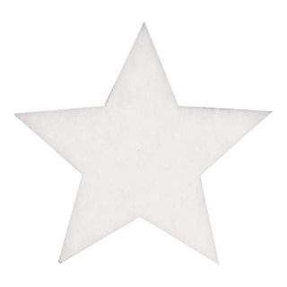 Étoile paquet de 10 en ouate de neige 2cm ignifugé Color: blanc Size: Ø 41cm