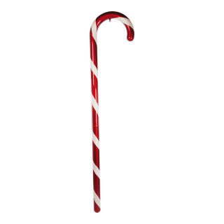 Candy stick 3 parts - Material: for assembling - Color: red/white - Size:  X 215cm
