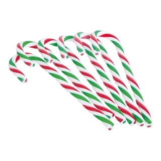 Candy sticks 6pcs./blister - Material: with ribbon plastic - Color: white/green - Size:  X 18cm