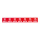 Ankleber »SALE« mit %-Zeichen, selbstklebende Folie     Groesse:99x13cm    Farbe:rot/weiß     #