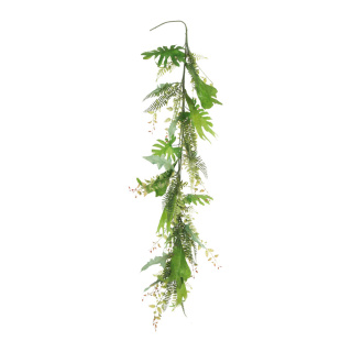 Leaf garland  - Material: Fern-  and tropical foliage - Color: green - Size:  X 140cm