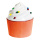 Cupcake á la crème XXL  polystyrène Color: blanc Size: Ø 25cm X 32cm