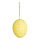 Peewit egg  - Material: made of plastic - Color: yellow - Size: 20x14cm