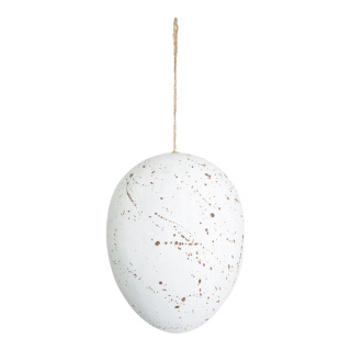 Peewit egg  - Material: made of plastic - Color: white - Size: 30x20cm