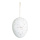 Oeuf de vanneau  avec suspension en nylon Color: blanc Size: 30x20cm