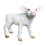 Lamb standing  - Material: polyresin - Color: white -...