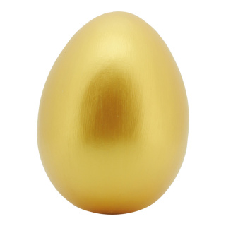 Easter egg  - Material: styrofoam - Color: gold - Size:  X 20cm