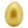 Easter egg  - Material: styrofoam - Color: gold - Size:  X 20cm