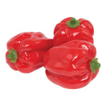 Peppers 3pcs./bag, plastic     Size: 8,5x11cm    Color: red