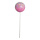 Cake Pops on stick  - Material: styrofoam - Color: pink/multi coloured - Size: Ø 25cm X 90cm