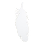 Feather  - Material: wood - Color: white - Size:  X 60cm