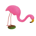 Flamingo Kopf gesenkt, Größe: 40x33cm, Farbe: pink