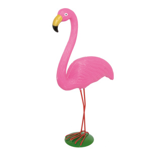 Flamingo Kopf oben, Kunststoff Größe:54x26cm Farbe: pink    #