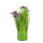 Botte dherbe  avec «Queen Ann» fleurs plastique Color: vert/violet Size: Ø 10cm X 40cm