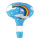 Hot-air balloon Rainbow - Material: paper - Color: multicoloured - Size: Ø 40cm X 60cm