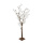 Kirschblütenbaum Stamm aus Hartpappe, Blüten aus Kunstseide     Groesse: 120cm    Farbe: weiß