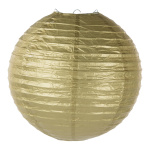 Lampion Papier     Groesse:Ø 30cm    Farbe:gold
