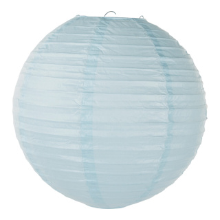 Lampion papier     Taille: Ø 30cm    Color: bleu clair