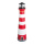 Leuchtturm Kunststoff     Groesse: 75cm - Farbe: rot/weiß