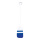 Paddle with hanger one-sided, wood     Size: 79x13cm    Color: blue/white