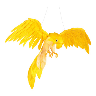 Papagei Papier Größe:50x40cm Farbe: gelb    #