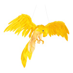Parrot  - Material: paper - Color: yellow - Size: 50x40cm