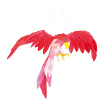 Papagei,  Größe: 50x40cm, Farbe: rot
