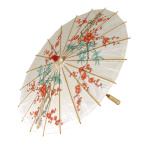 Paper umbrella with floral print, oiled     Size:...