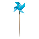 Windmill,  plastic, with wooden stick, Size:;Ø 42cm,...