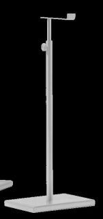 Handtaschenhalter verstellbar 25-50cm Höhe, satinierter Stahl