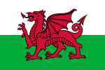 Flagge, Abmessung: 90x150cm,  Farbe: Wales