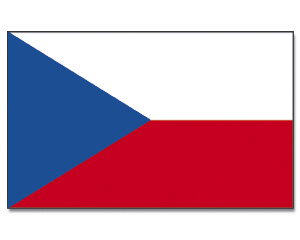 Flagge, Abmessung: 90x150cm,  Farbe: Czech Republic, Tschechische Republik