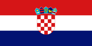 Flagge, Abmessung: 90x150cm,  Farbe: Kroatien