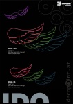 Engels Flügel in Neon RGB 70cm, verschiedene...