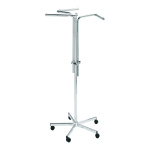 Rack 3-arms - Material: height-adjustable straight arms...