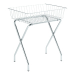 Rummage basket  - Material: metal - Color: silver - Size:...