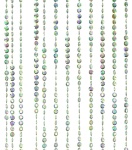 Rideau de paillettes  36 fils matière synthétique Color: clair/argent Size: 90x180cm