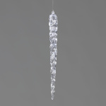 Icicles 4-fold - Material: plastic - Color: clear - Size:...