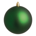 Weihnachtskugel-Kunststoff  Größe:Ø 10cm,  Farbe: grün matt