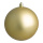 Weihnachtskugel, gold matt      Groesse:Ø 14cm   Info: SCHWER ENTFLAMMBAR