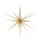 Sputnikstern zum Zusammensetzen, aus Kunststoff, mit Glitter     Groesse:Ø 21cm    Farbe:gold