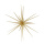 Sputnikstern zum Zusammensetzen, aus Kunststoff, mit Glitter     Groesse:Ø 55cm    Farbe:gold