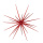 Sputnikstern zum Zusammensetzen, aus Kunststoff, mit Glitter     Groesse:Ø 55cm    Farbe:rot