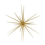 Sputnikstern,  Größe: Ø 38cm, Farbe: gold